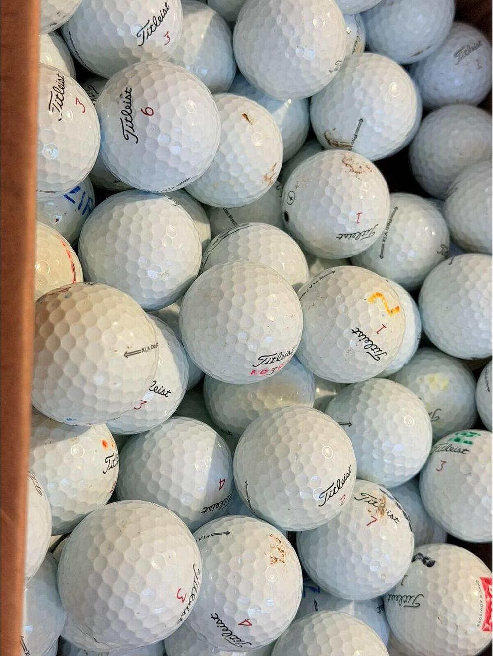 PAck of 96 units Golf Balls (Mixed/Titleist) Titleist